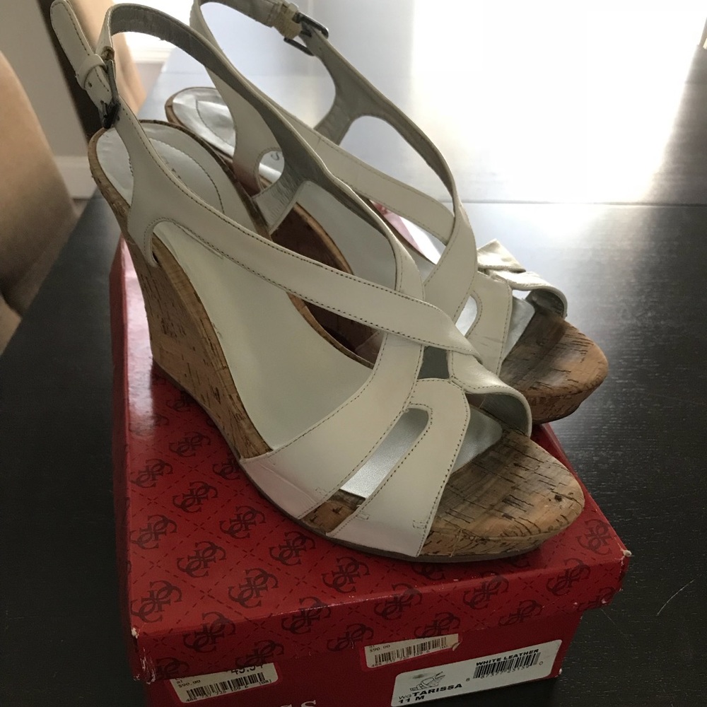 Size 11 Guess wedges. Like new.